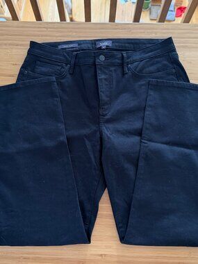 NYDJ Sheri Slim Lift Tuck Black Ankle Jeans – Women's Size 12